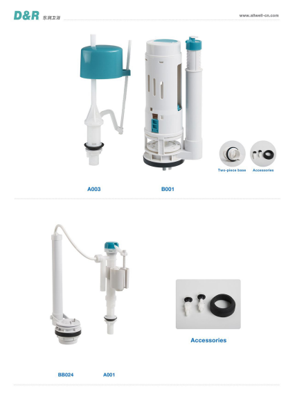 Bathroom ABS Toilet Tank Fitting Leak Free For Smooth Water Flow