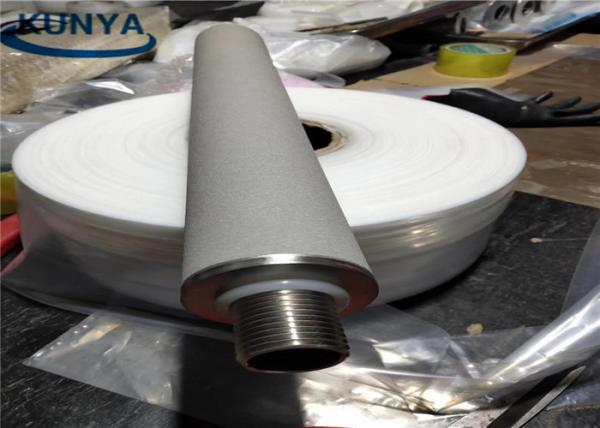 Titanium Rod Cartridge Water 0.2um Backwash Sintered Metal Powder Filter SS Mesh