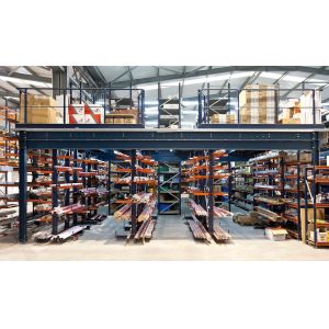 Q235B Stainless Steel Multilayer Shelf Mezzanine Floor Racking System