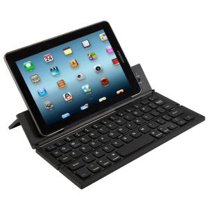 China Aluminum Alloy Folding Bluetooth Keyboard Rechargeable With CE ROHS Approval on sale