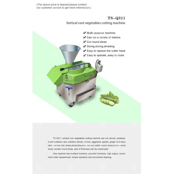 Multifunctional Vertical Bulb Vegetable Processing Machine Bamboo Shoots Cutter