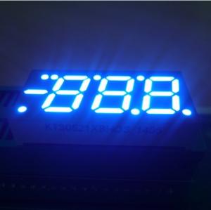 China Custom ultra blue common anode Seven Segment Led Display Apply To Digital Temperature Controller wholesale