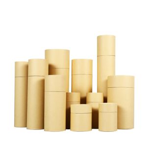 China Garment Brown Kraft Paper Tube Packaging wholesale