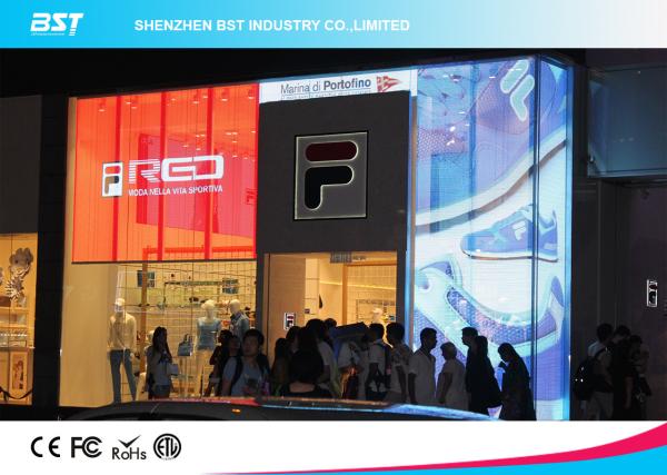 Quality High Brightness Transparent Led Screen p10 Led Display Module For Advertising for sale