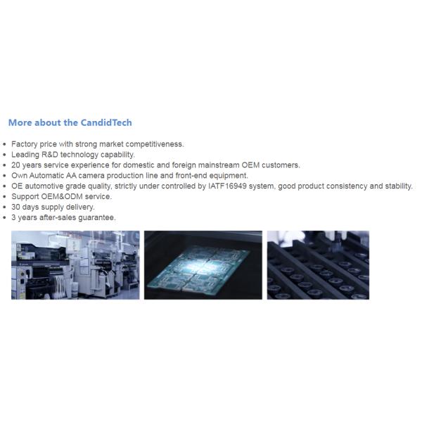 OE Part DMS Camera For Real Time Driver Monitoring In Vehicle Cabin