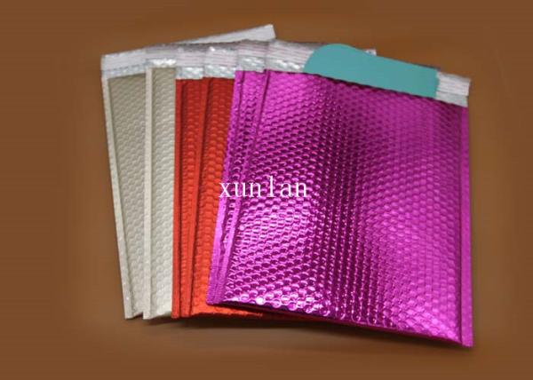 Quality Multicolor Recyclable Shipping Bubble Mailers Offset Printing For Posting Tape for sale
