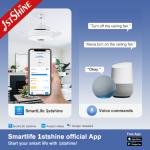 Smart 6 Speeds Retractable Ceiling Fan Light With Time Settings