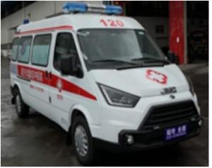 China First Aid 120Km/h 83KW Negative Pressure Ambulance 2.771L wholesale