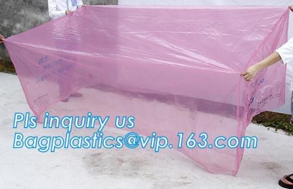LDPE Plastic Flat Poly Bag with Suffocation Warning, 1 Mil Clear Flat Poly Bags, LDPE Lay Flat Poly Bags Flat Drum Liner