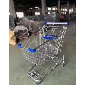 China Wholesale Heavy Duty Metal Shopping Trolley Cart Collapsible Shopping Cart on sale