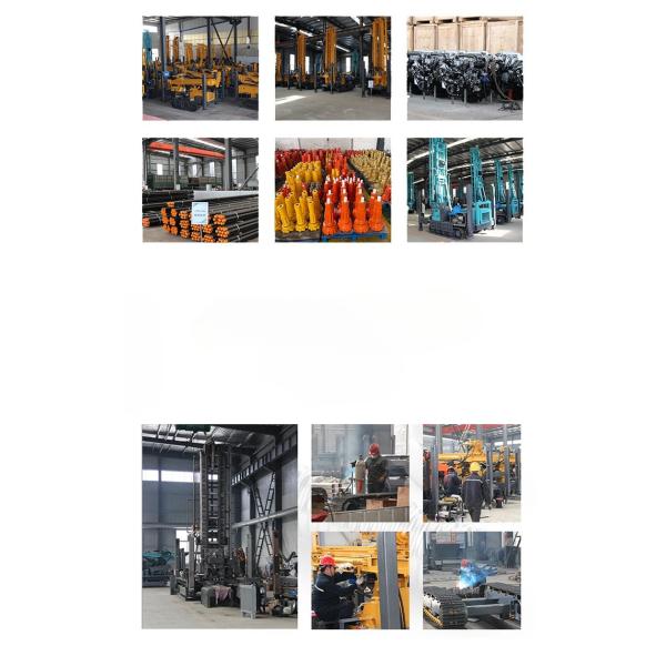 Hydraulic Water Well Drilling Rig Crawler Type 280m