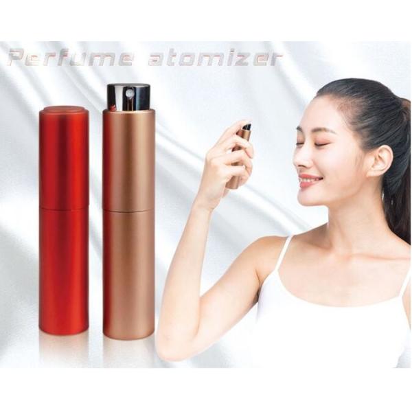 Mini 8ml Black Refillable Perfume Atomiser