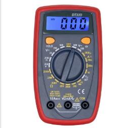 SMALL MULTIMETER WITH BACKLIGHT DT33D Digital Multimeter