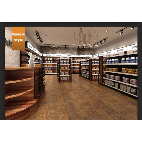 Economical Convenience Store Display Fixtures / Grocery Store Display Racks