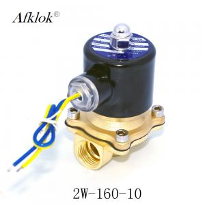 China N/C Brass Water Control Valve Solenoid 3/8&quot; 20VAC Voltage Water Gas Oil Application wholesale