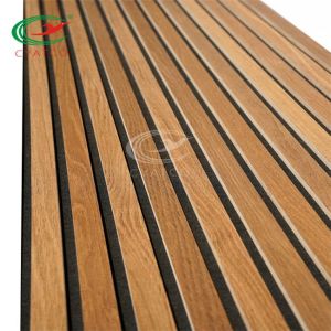 China Flavorless Hotel Wood Slat Acoustic Panels Soundproof Durable on sale