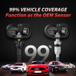 Portable TPMS Sensor System High Speed And Precision Tire Pressure Monitoring