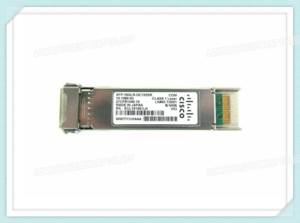 Quality Cisco 10 Gigabit Ethernet Optical Transceiver Module XFP-10GLR-OC192SR 1310 mn for sale