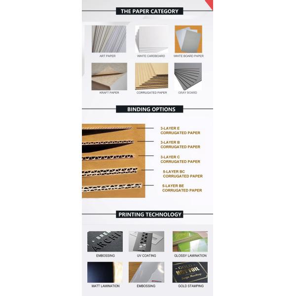 Custom logo Folding packaging carton paper box product corrugated display boxes