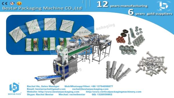 Quality New design table type counting packing machine with 8 bowls and bucket conveyor for sale