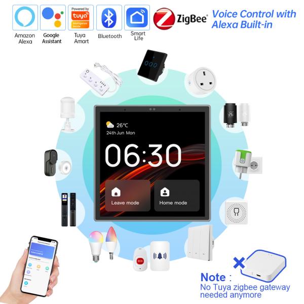 Quality 4inch Smart Home Touch Screen Panel Multimedia Interconnection Function Controller for sale