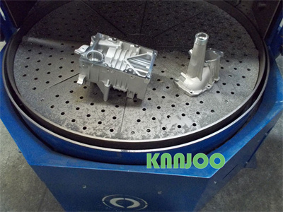 220V Turntable Shot Blasting Machine with 90% Cleaning Efficiency and Large Capacity