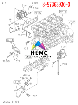 8973639360 8-97363936-0 897363-9360 ZX200-3 4HK1 Excavator Pressure Sensor