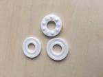 White Miniature Ceramic Bearings For Food Processing Industries Machines