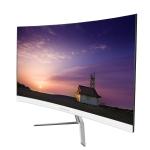23.8 Inch Desktop LCD Curved Screen Computer Monitor With 178° Vertical Viewing
