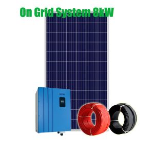 China All Aluminum 8KW 50Hz 220V On Grid Solar PV System on sale