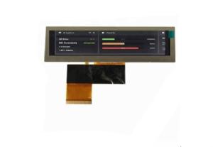 China 3.8 Inch TFT LCD Module 480 * 72 Bar Type Stretched With 40 Pins RGB Interface wholesale