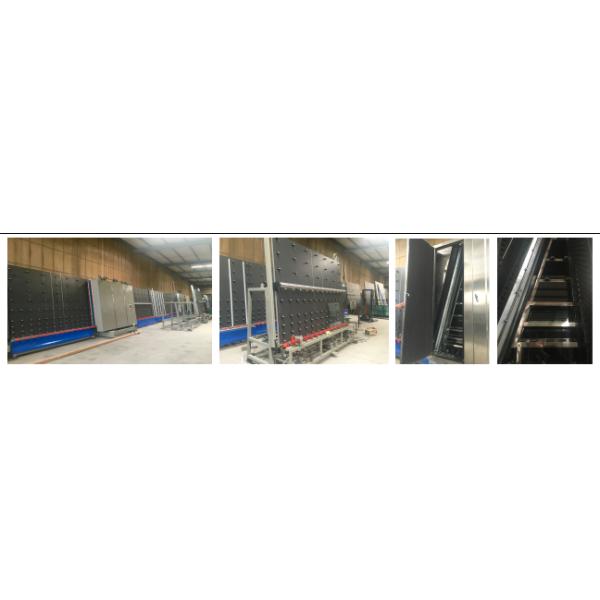 High Speed Vertical Insulating Glass Machine , Double Glazing Machinery,Automatic Vertical Insulating Glass Line