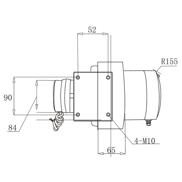 0.45KW 24V DC Horizontal OPK Electric Drive Wheel Forklift Accessories