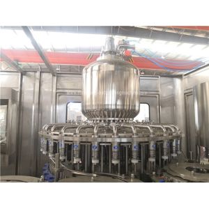 Pineapple Juice Rotary Filling Capping Automatic Bottling Machine Plc Based