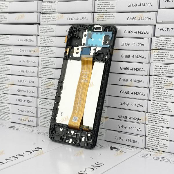 A127 lcd With Frame For a127 Original New Service Pack Mobile Screen Display A12 Nacho Touch Pantalla