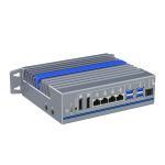 12th Gen I5 Mini PC 4 Port Ethernet Support WiFi CAN GPIO COM Din Rail Computer
