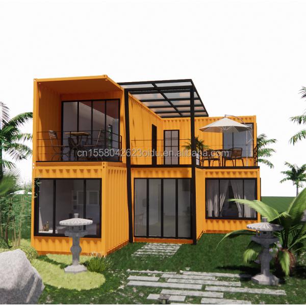 20ft Prefabricated Container House for Hotel by Manufacturers Modern Design Villa Family Residence Villa