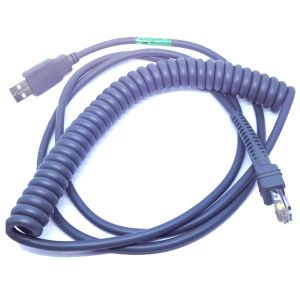 China 9ft Coiled USB Barcode Scanner Cable for Symbol LS2208 wholesale