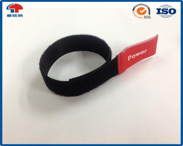Marker Reusable Hook Loop Cable Ties Wrap 6" L Black , hook loop tape Cable