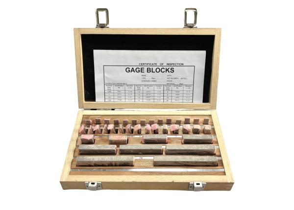 Quality 38Pcs Steel Metric Rectangular Gauge Blocks with DIN861 Standard for Precision Verification for sale