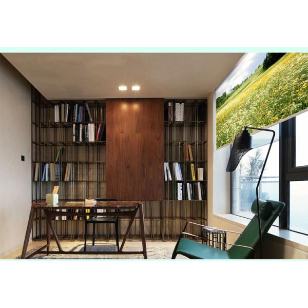 Electric Control Wifi Drawing room window 3d roller digital printing blinds