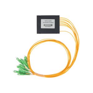 China 1×8 ABS Box PLC Splitter With Connector 8 Way G657A1 Fiber Type on sale