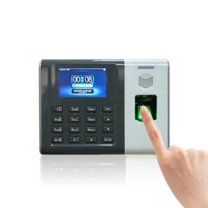 China TFT Screen Biometric Fingerprint Time Attendance System With ADMS Function wholesale