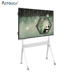 China 75 Inch Smart Interactive Panel 350nits Flat Panel Touch ISO9001 wholesale