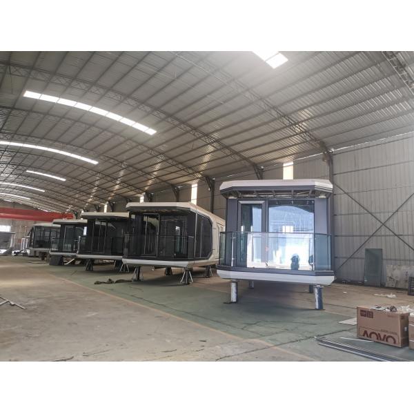 Prefab Modular Container House for Hotels with Glass Wool Insulation