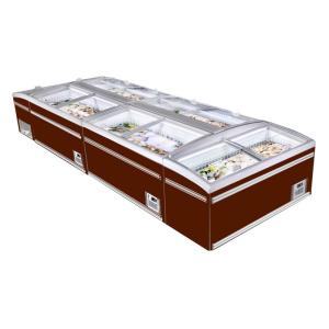 China Both Depth And More Breadth Island Freezer R404a With Auto Defrost wholesale