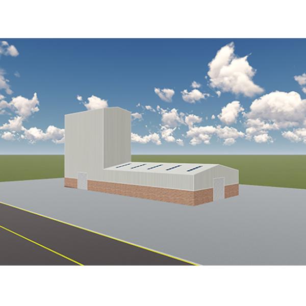 Fireproofing Steel Structure Shed Workshop , Prefabricated Steel Warehouse Building
