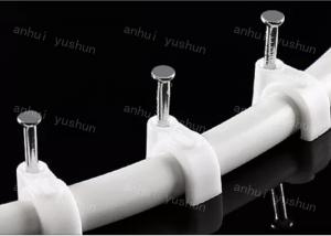 China White Plastic PP Cable Clips For Cable Management Electrical Wiring Plastic Cable Ties Holder/Cable Clamps on sale