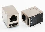 Tab Up Female USB HDMI RJ45 R / A , Shielded 8P8C Modular Connector Jacks