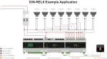 8-Channel Mutiple Protocols DC-NET Smart Lighting Control Switch